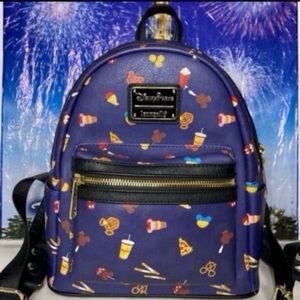 Disney parks mickey and minnie park snacks Loungefly mini backpack